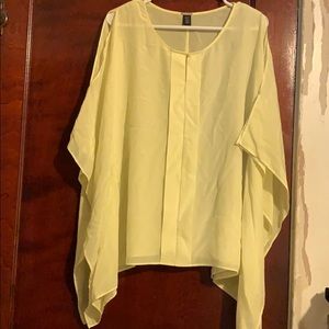 Black label cold shoulder blouse